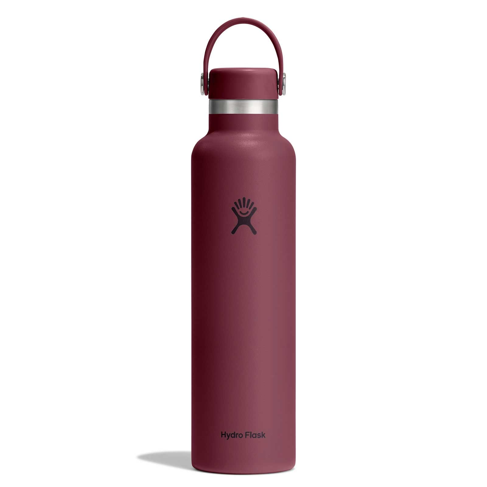 Hydro Flask Standard Mouth bottle with the flex cap and carry loop